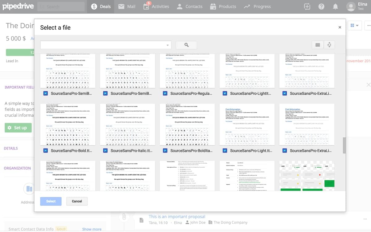Closed loop marketing Pipedrive Google Drive integration