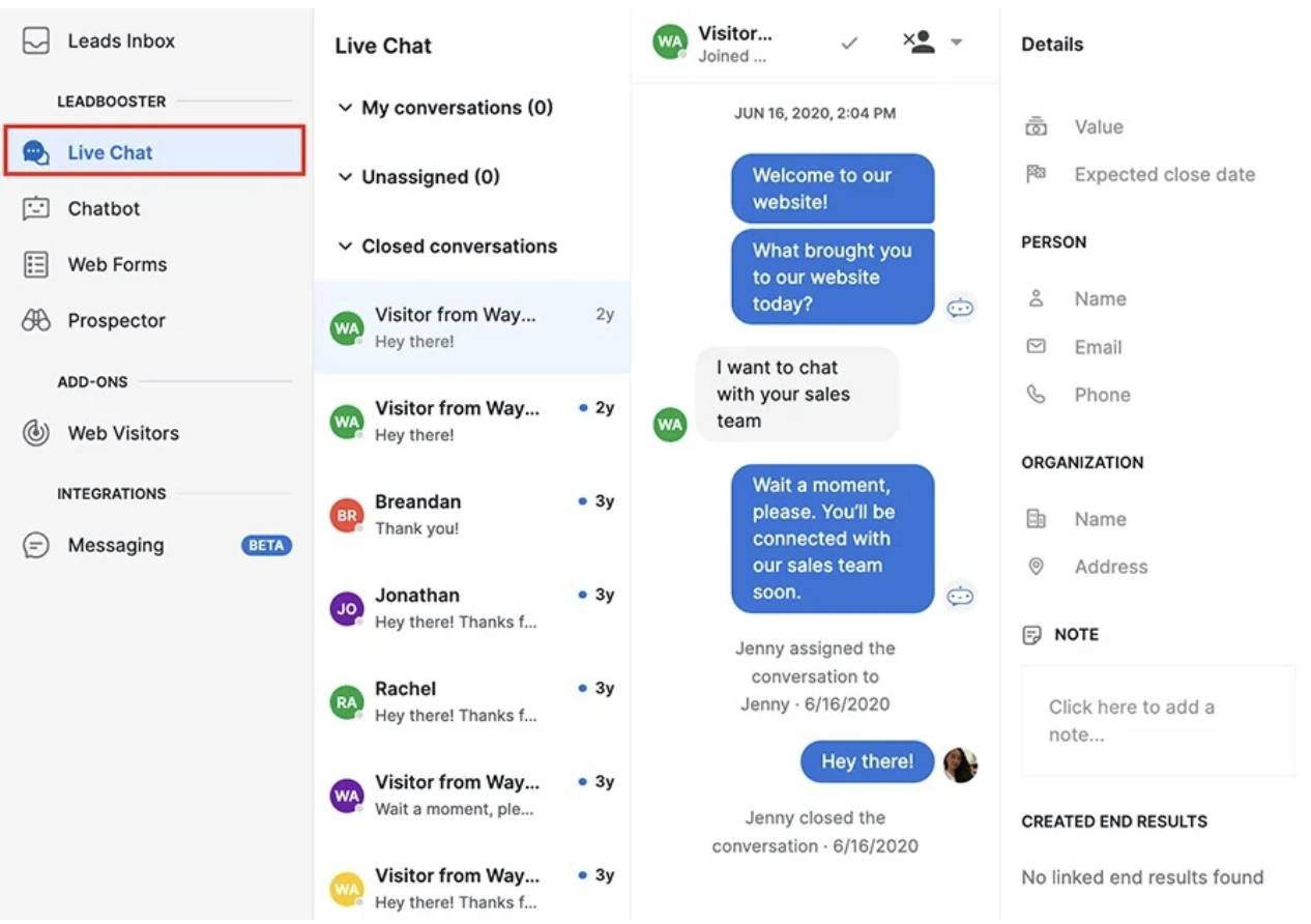 marketing qualified lead Pipedrive LeadBooster