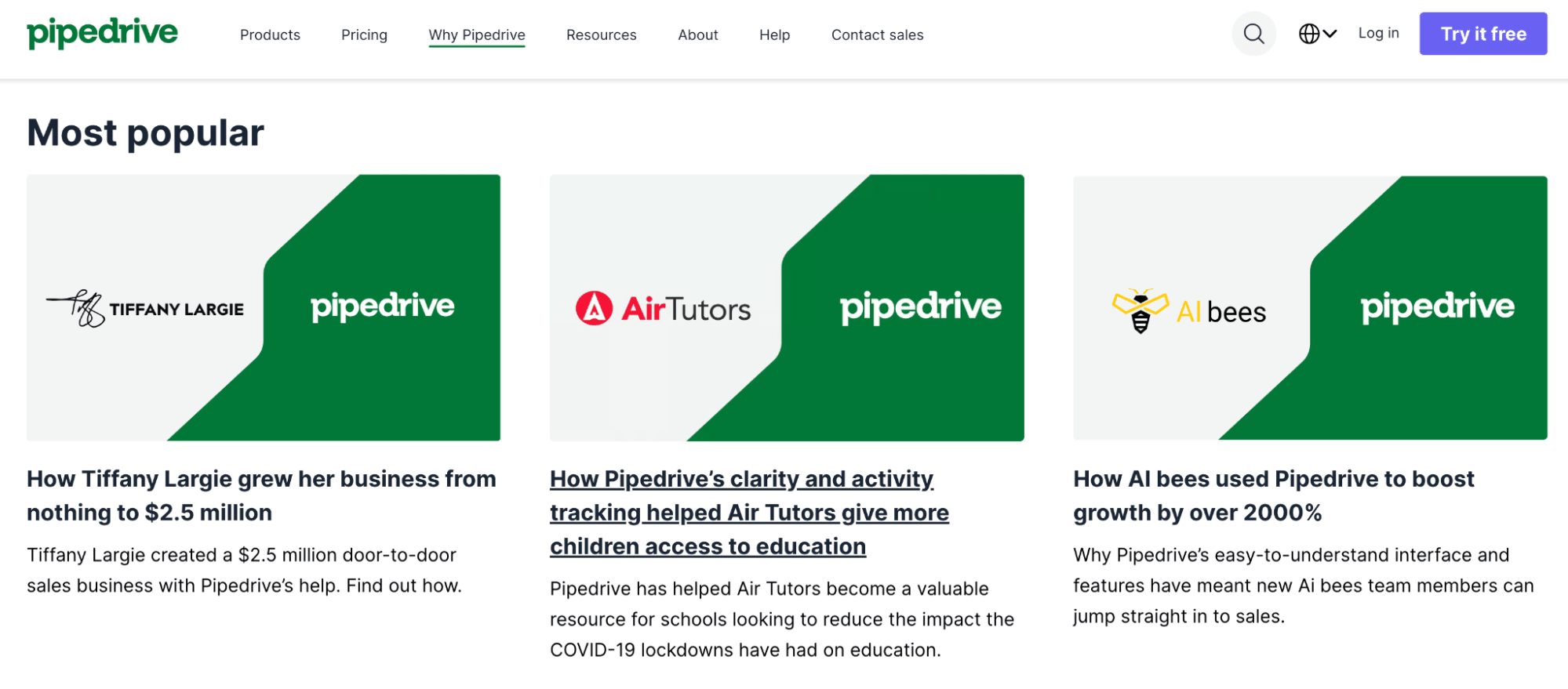 Pipedrive Case Studies